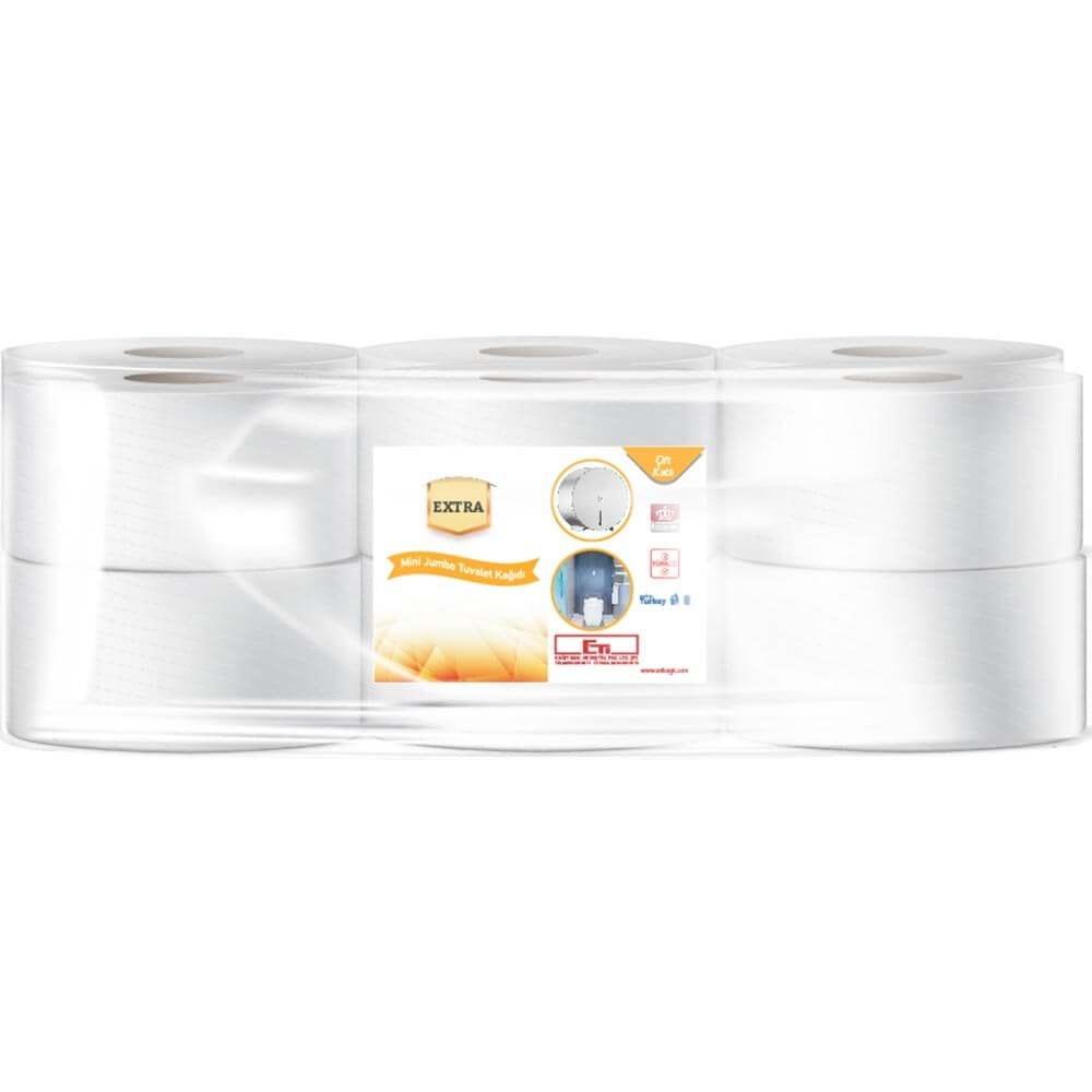 Tuvalet Kağıdı Mini Jumbo 3kg 12li Eti Kağıt