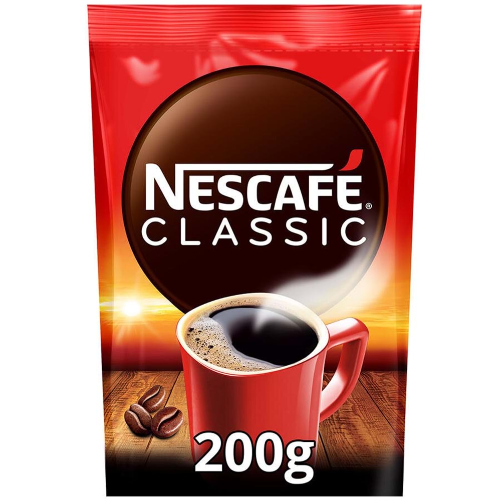 Kahve Classic 200gr Ekonomik Paket Nescafe *6