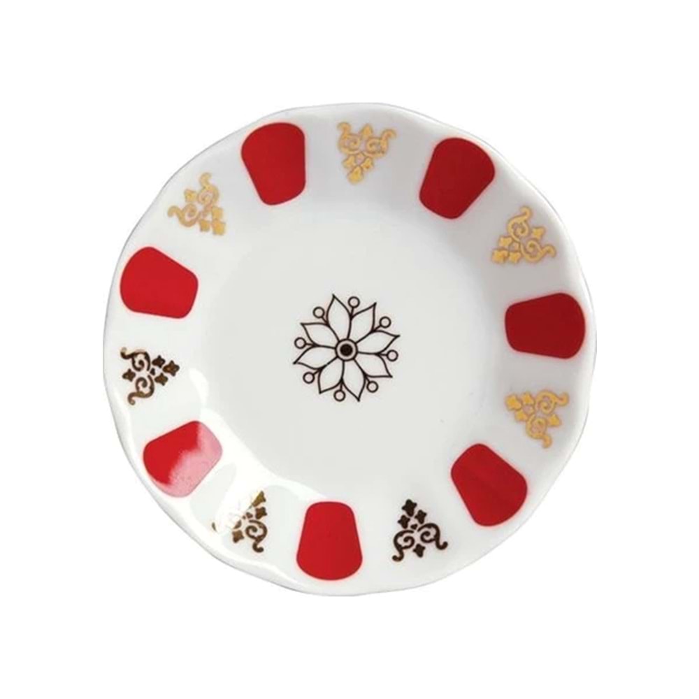 Çay Tabağı Porselen 12li