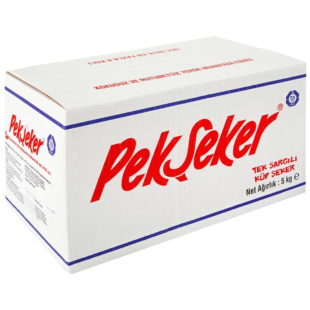 Şeker Küp Tek Sargılı Dökme 5kg Pekşeker