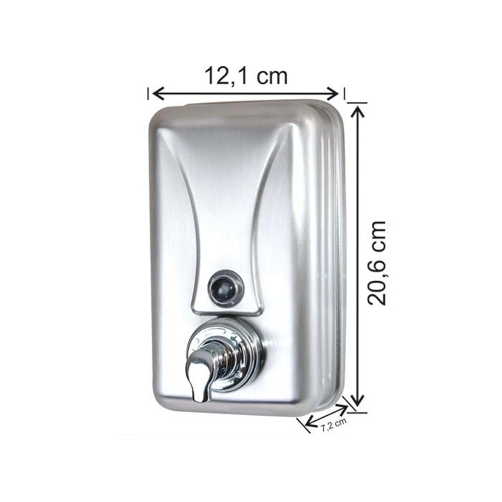 Aparat Köpük Sabun Krom 304 Kalite Mat 1000ml