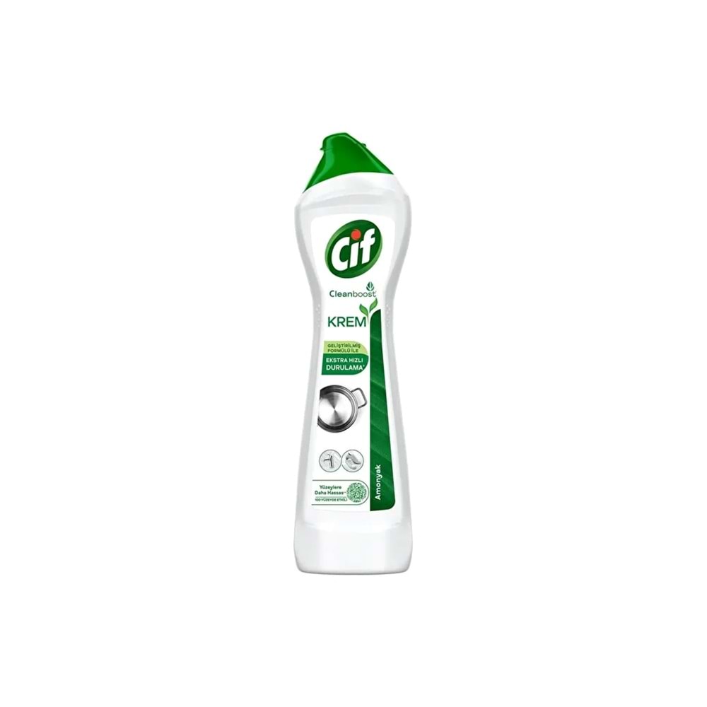 Mineralli Ovma Kremi Amonyaklı/Limonlu/Müge Çiçeği 500ml Cif *16