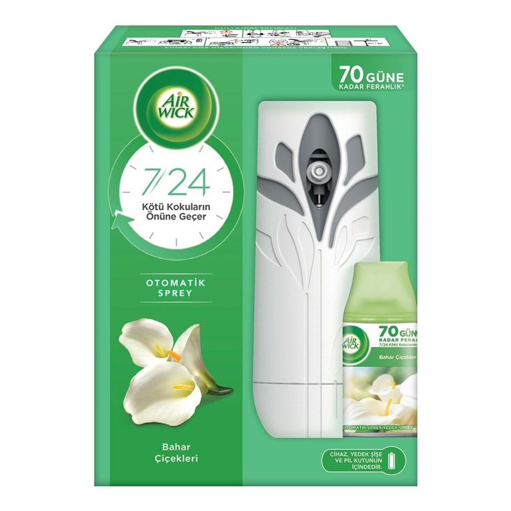 Oda Parfümü Sprey Yedek+Makina Airwick *4
