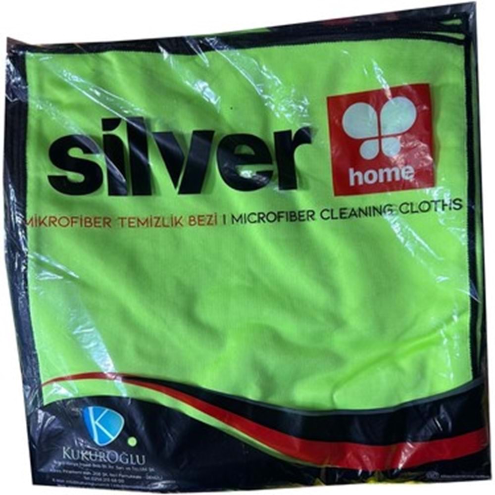 Bez Microfiber 40*40 Cam Bezi 200GSM Silver Home