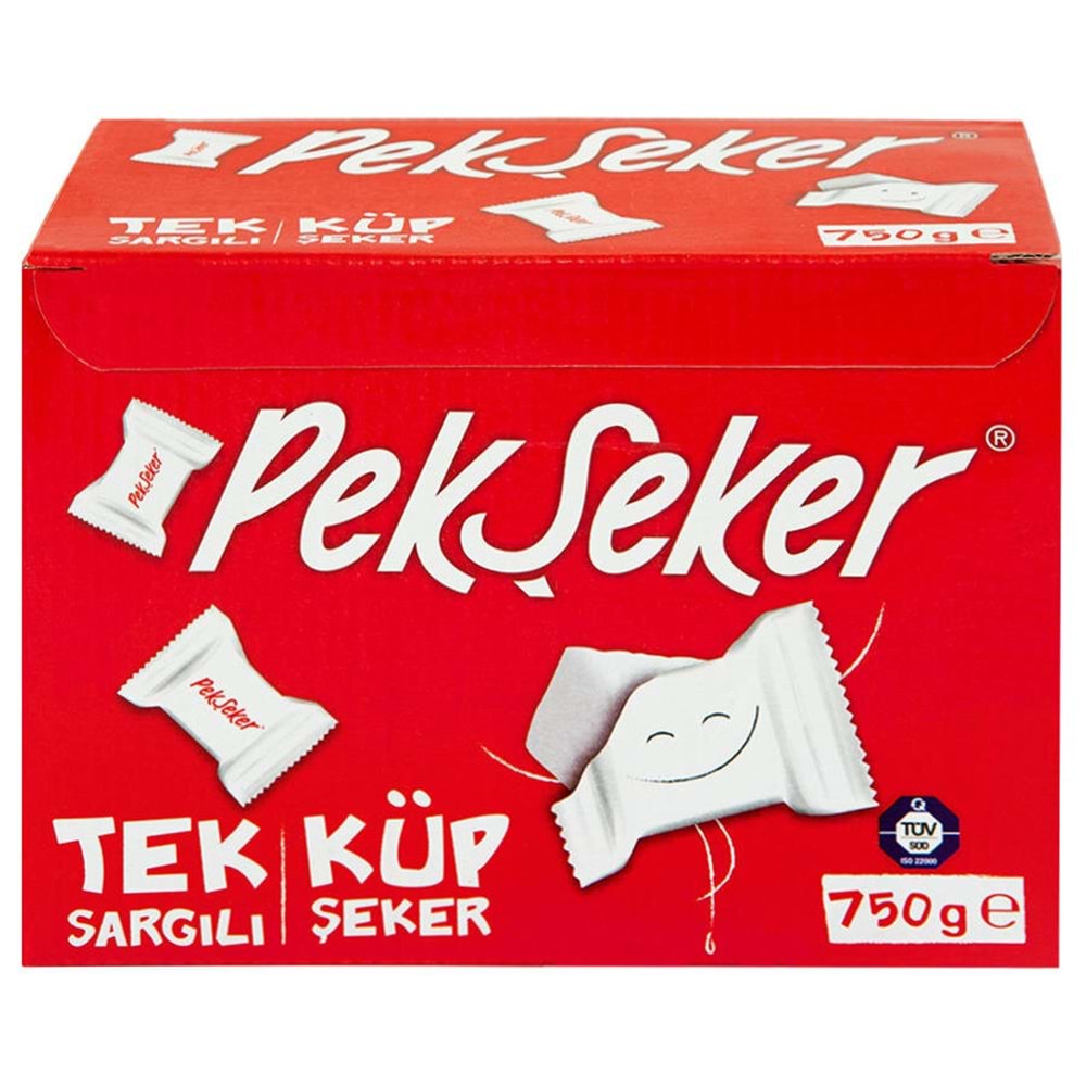 Şeker Küp Tek Sargılı 750gr Pekşeker *16