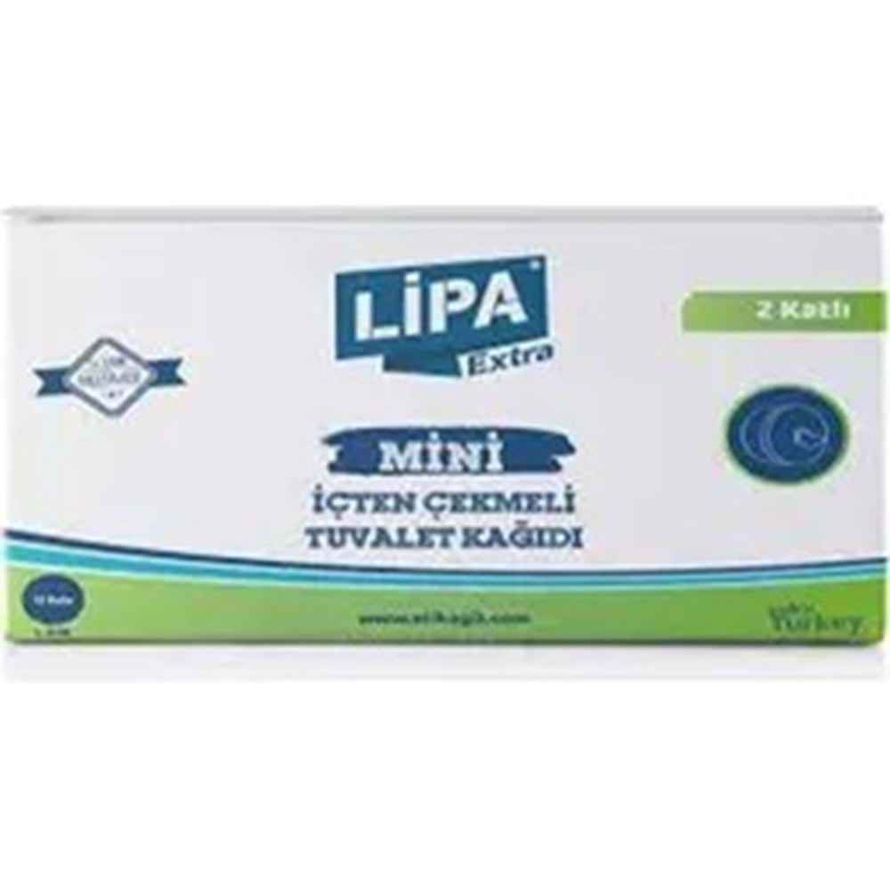 Tuvalet Kağıdı İçten Çekmeli Smart Cimri/Mini 12li 4kg Lipa Eti Kağıt