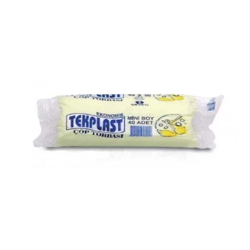 Çöp Poşeti Mini 45*50cm xgr 40lı*50rl Tekplas/Yesplas