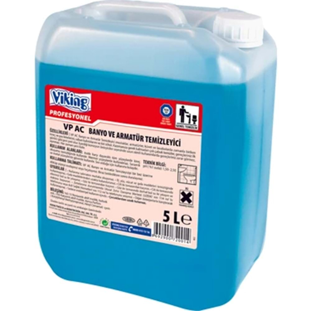 Banyo, Armatür ve Fayans Temizleyici 5kg Vp Ac Viking