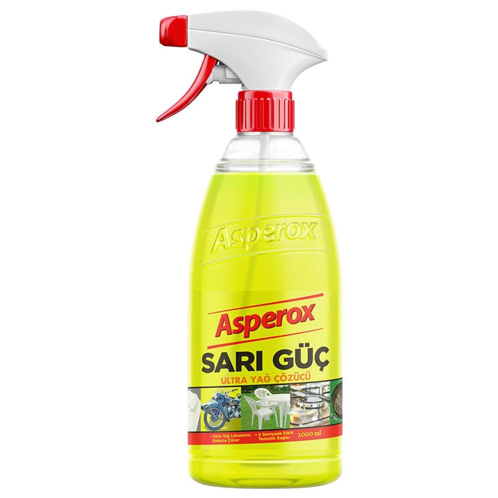 Yağ Çözücü Sarı Güç 1000ml Asperox *12