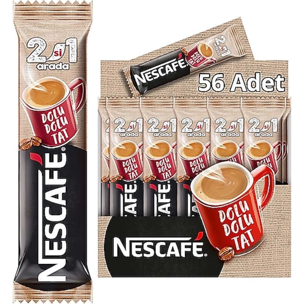 Kahve 2si 1 arada 56lı Nescafe *12