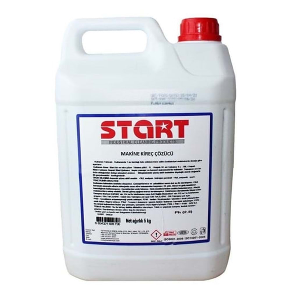 Bulaşık Makine Kireç Sökücü 5kg Start *4