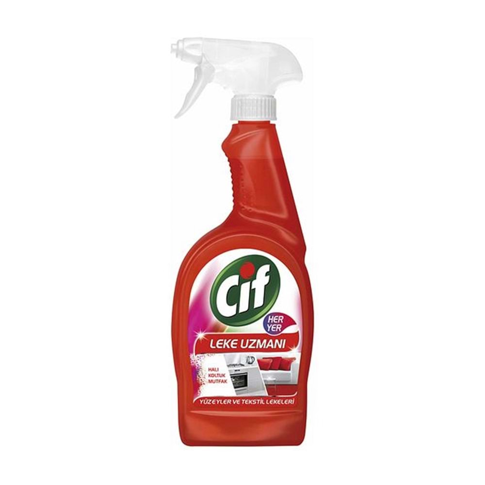 Yüzey Temizleme Heryer Sprey Leke Uzmanı 750ml Cif *12
