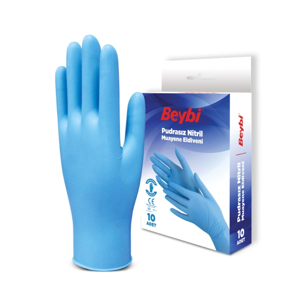 Eldiven Nitril Mavi - M *20