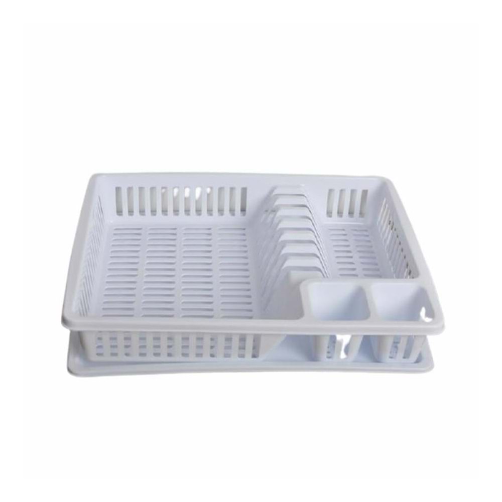 Bulaşık Sepeti Beyaz Plastik 34*44*8cm