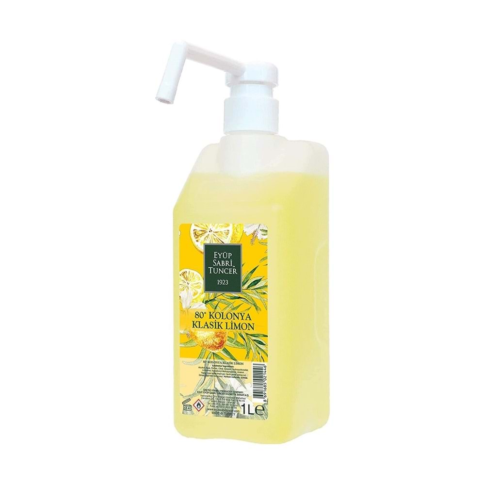 Kolonya 1lt Sprey Pompalı Eyüp Sabri Tuncer *12