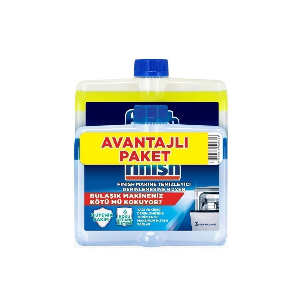 Bulaşık Makine Koku Giderici/Temizleyici 2li Finish