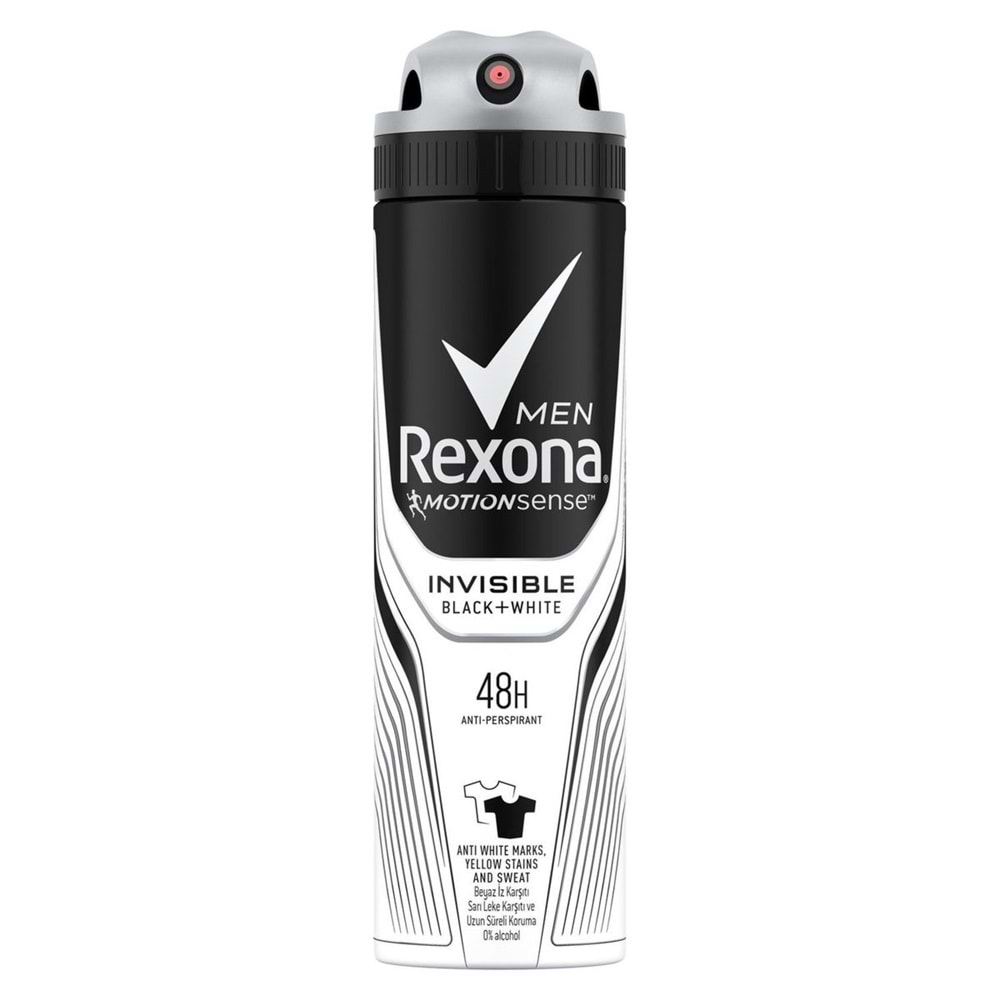 Deodorant Black&White 150ml Bay Rexona *6