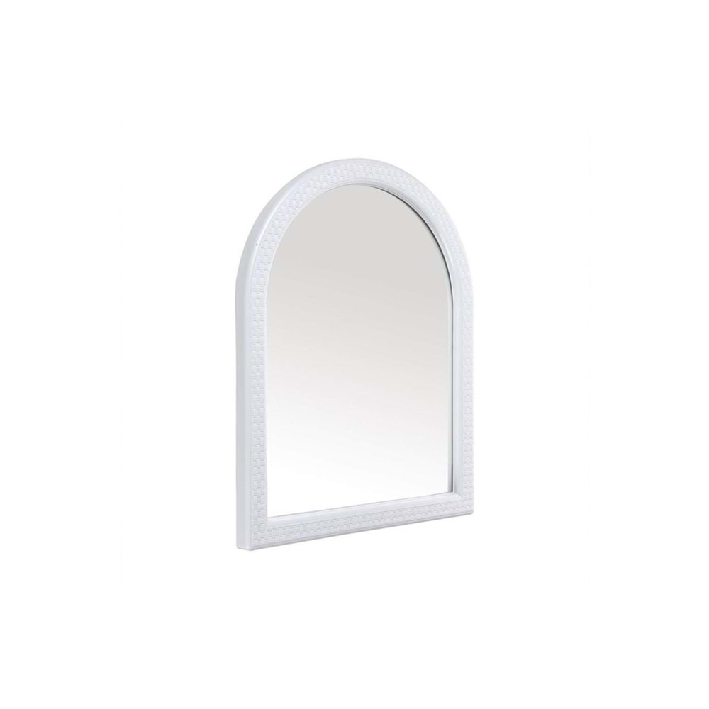 Banyo Aynası Plastik Beyaz Kasa