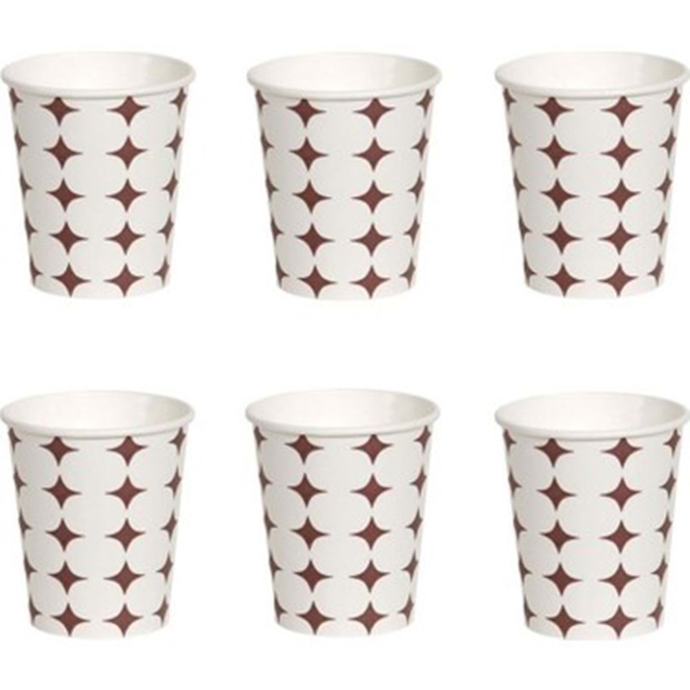 Bardak Karton 7Oz 4.2gr 100lü Selcup