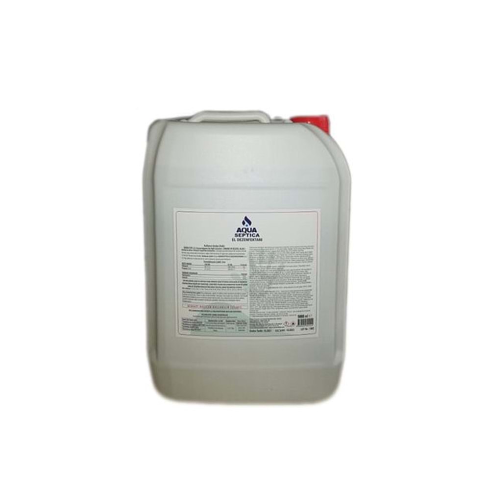 Dezenfektan Alkol Bazlı El 5kg Aqua Septica *4