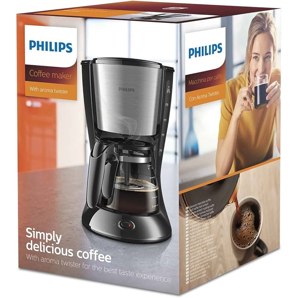 Filtre Kahve Makinası HD7462-20 Daıly Collec 1000W 1250ml 15 Fincanlı Phılıps