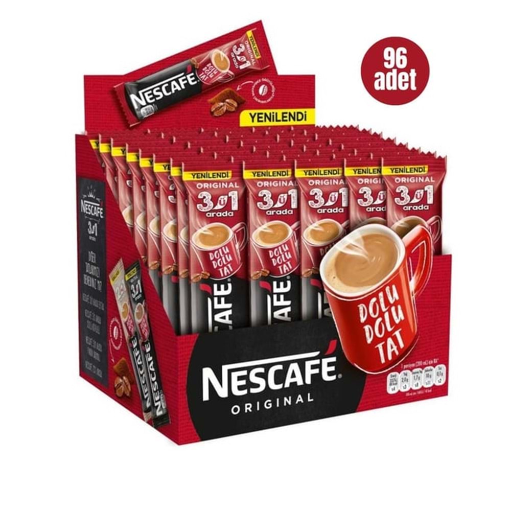 Kahve 3ü 1 arada 96lı Nescafe