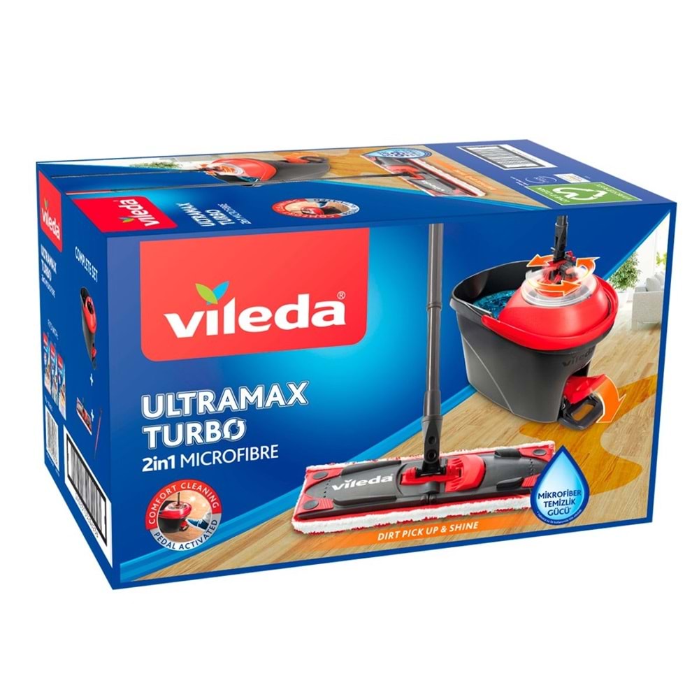 Temizlik Seti Ultramax Turbo Pedallı Set Vileda