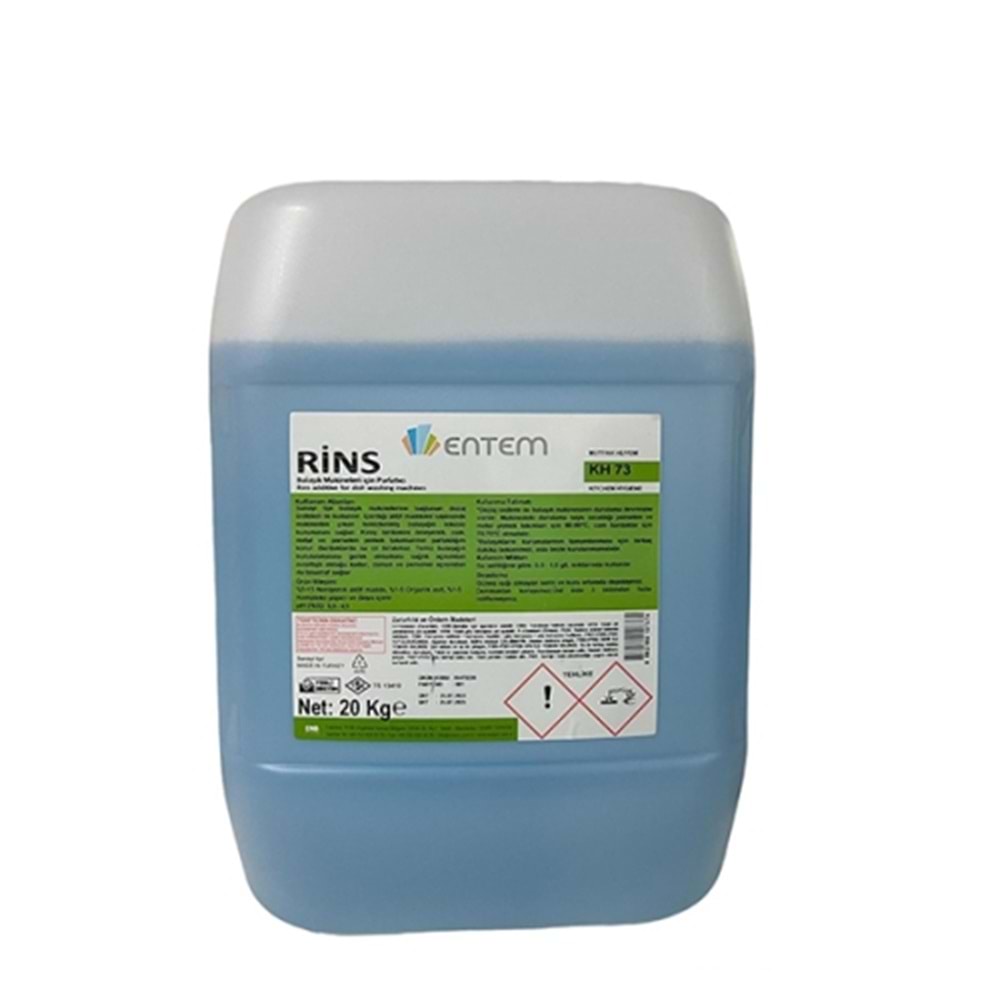 Bulaşık Makine Parlatıcısı End. 20kg Rins Entem