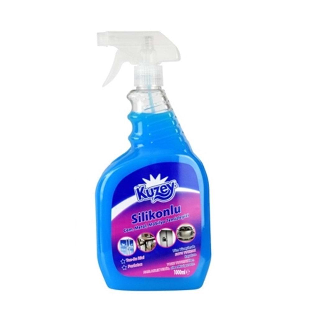 Parlatıcı & Toz İtici Sprey Silikonlu Cam 1000ml Kuzey *12