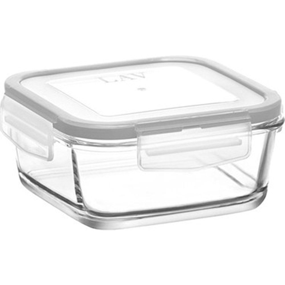 Kap Saklama Cam Kapaklı 400cc Lav