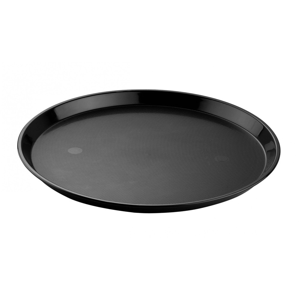 Tepsi Selform Kaymaz Yuvarlak 40cm Siyah