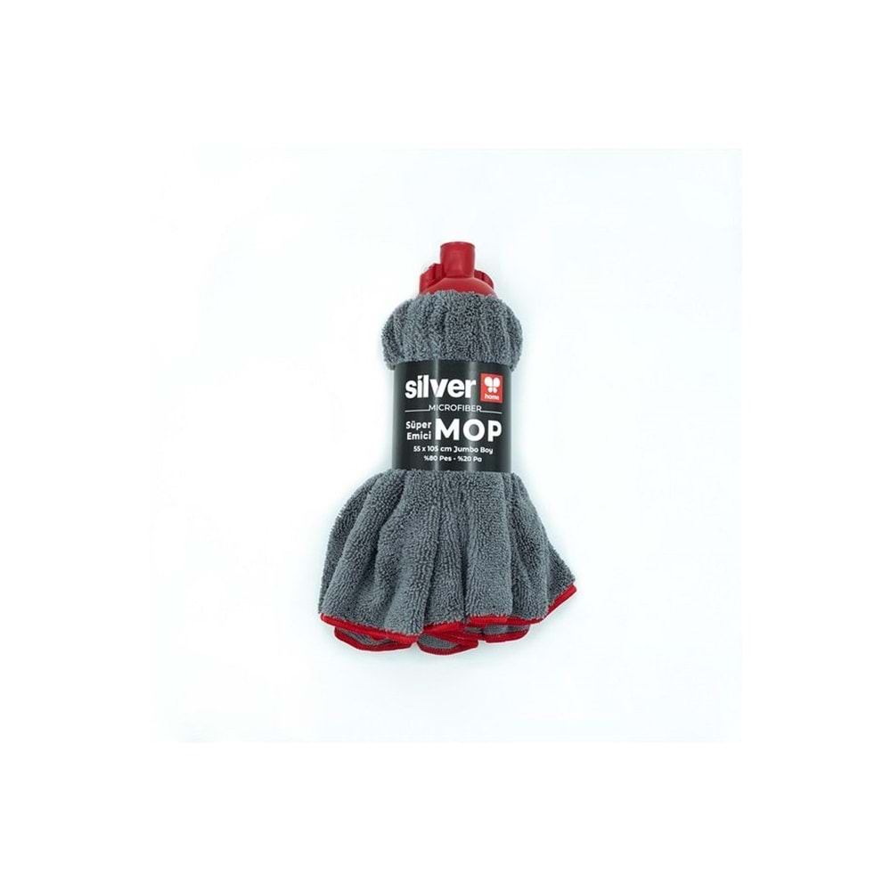 Bez Microfiber Havlu Uç Yedek Gri 105*55cm Jumbo Silver Home