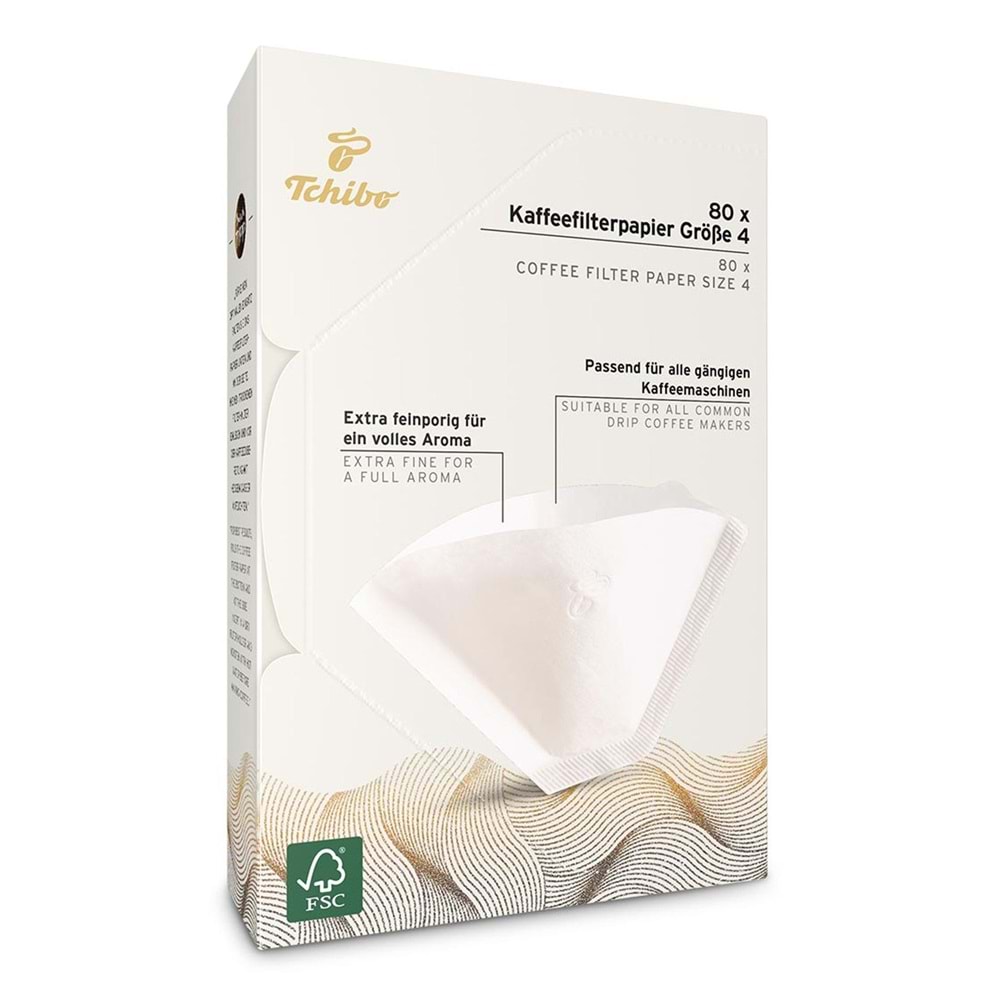 Filtre Kahve Kağıdı 1*4 80li Tchibo