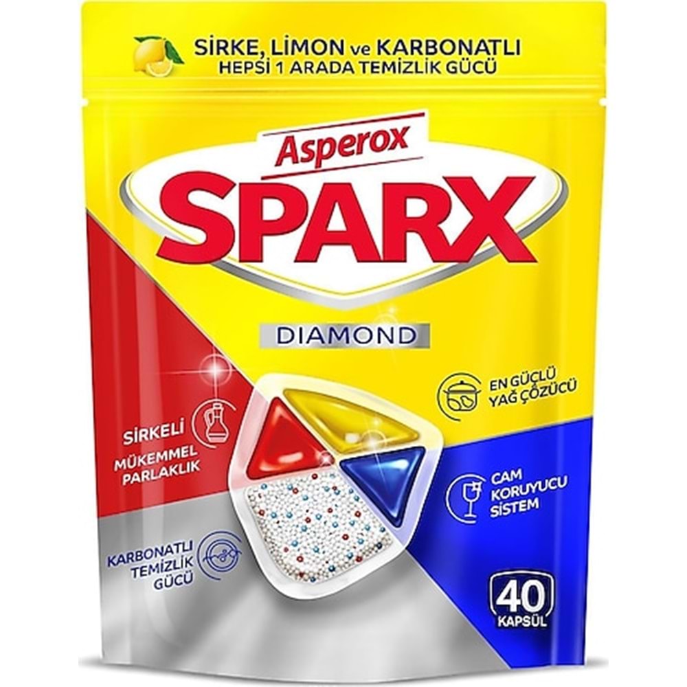 Bulaşık Tablet 40lı Sparx Asperox