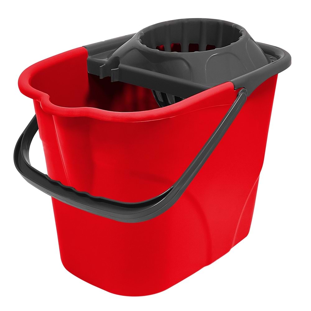 Temizlik Seti Kovası Ekonomik -- Klasik Vileda Tipi 14lt Renkli KLP341 Üçtem