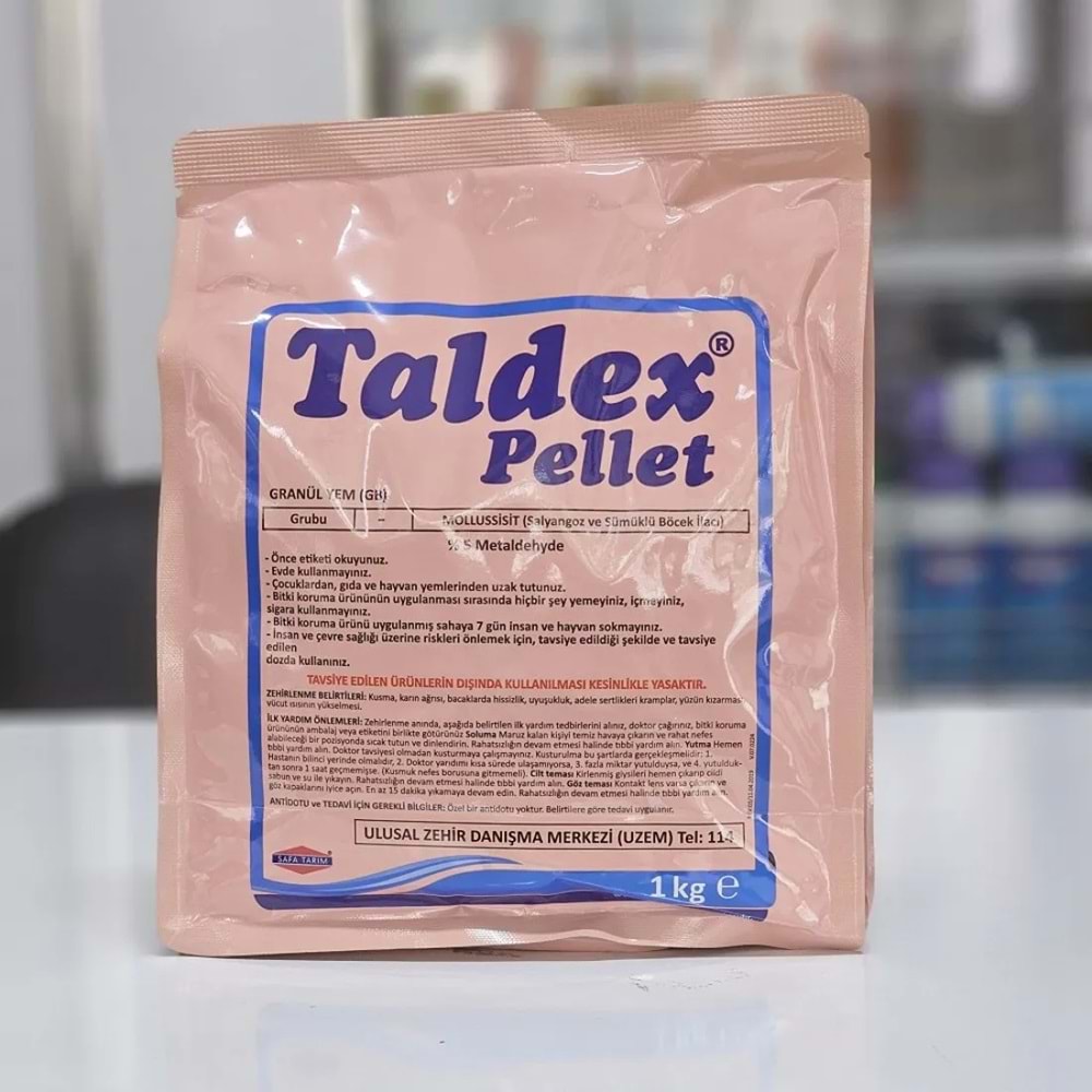 Salyangoz ve Sümüklü Böcek İlacı 500gr Taldex Pellet