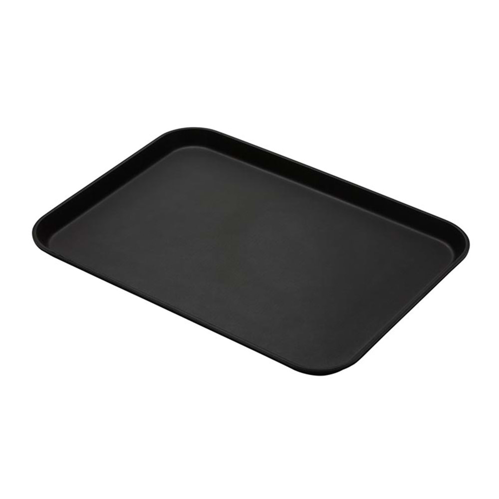 Tepsi Selform Kaymaz Dikdörtgen 37*53cm Siyah
