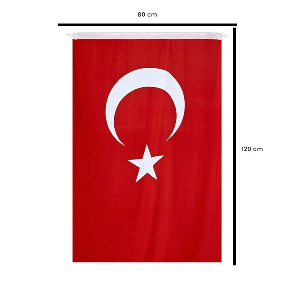 Türk Bayrağı 80*120cm