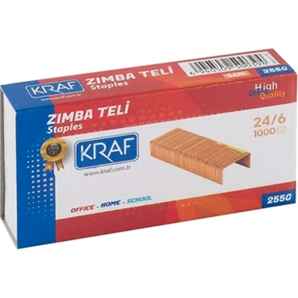 Kırt. Zımba Teli No.10 Nikel 1000li 225G Kraf *20