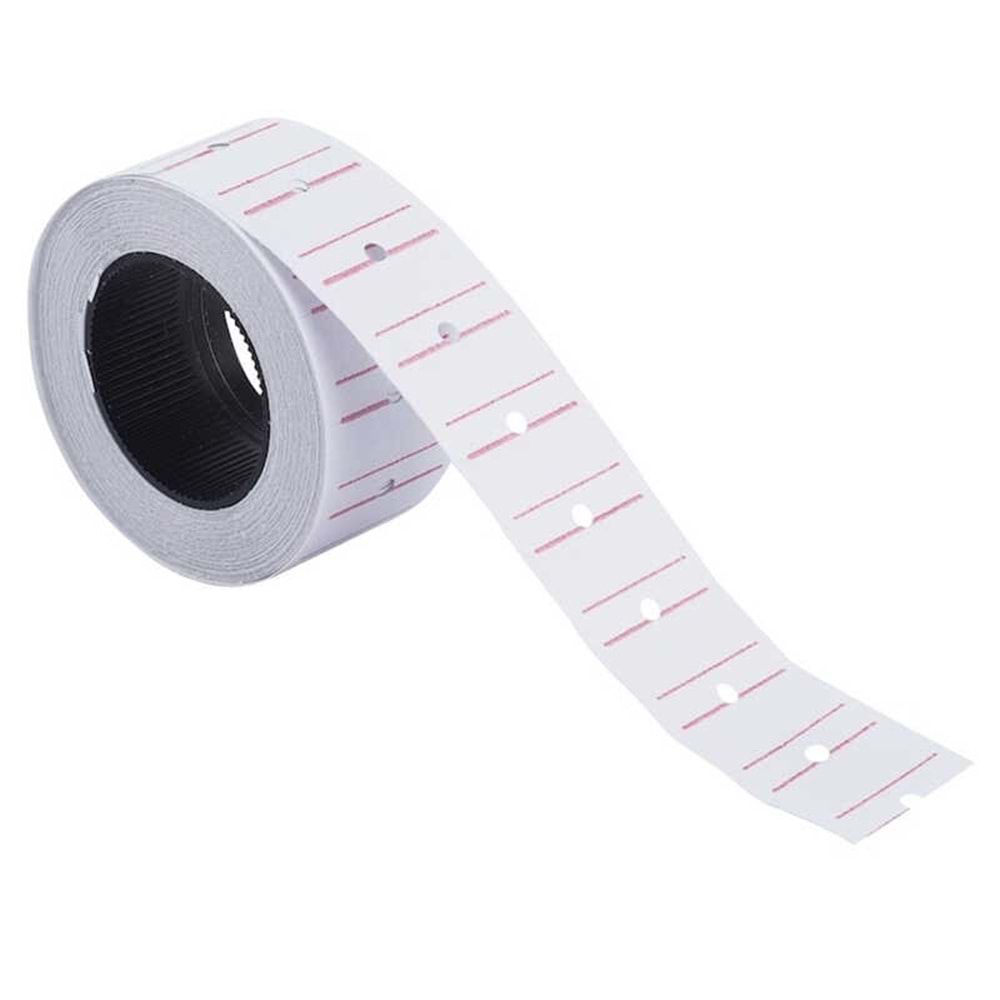 Kırt. Etiket Motex Beyaz Çizgili 12*21mm Kraf *12