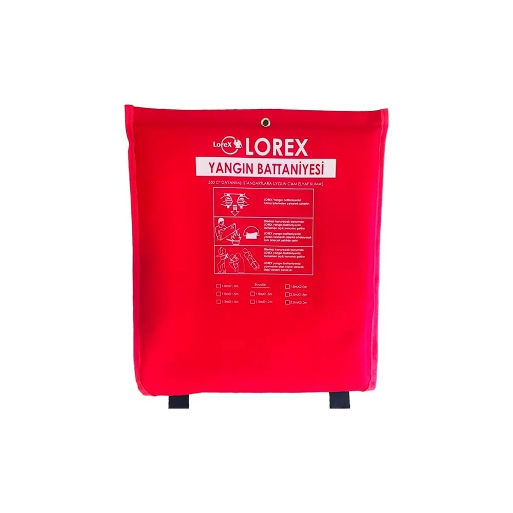 Yangın Söndürme Battaniyesi Çantalı 200*200cm LR-FB2020C Lorex