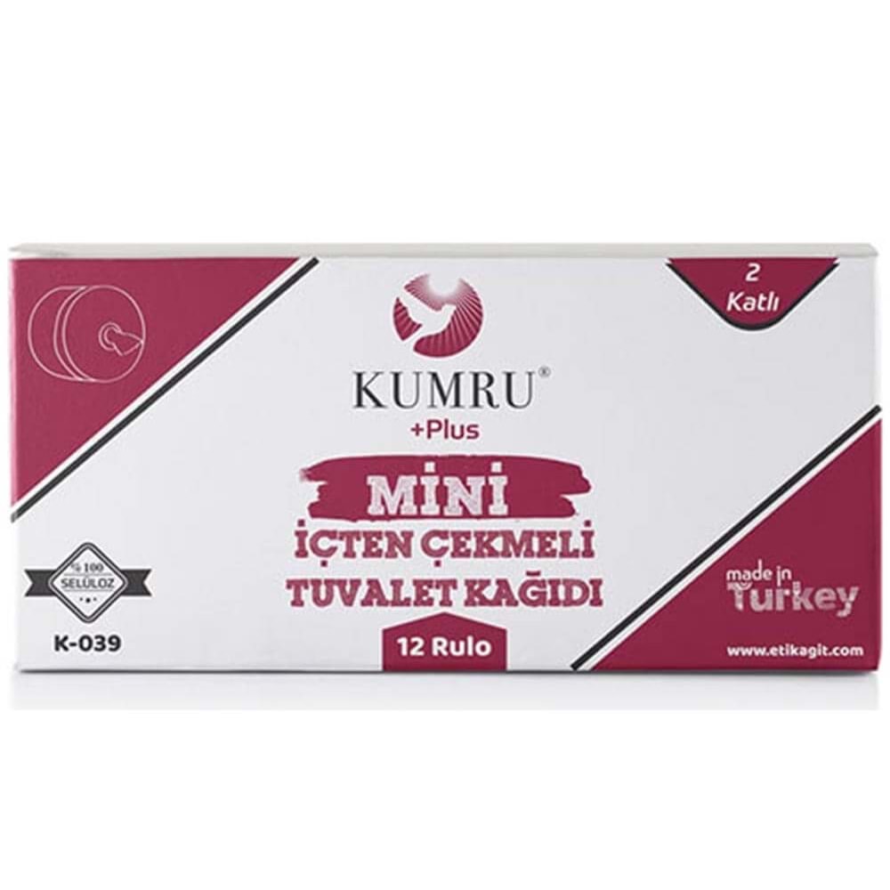 Tuvalet Kağıdı İçten Çekmeli Smart Cimri/Mini 5.8kg 110mt 12li Kumru Eti Kağıt
