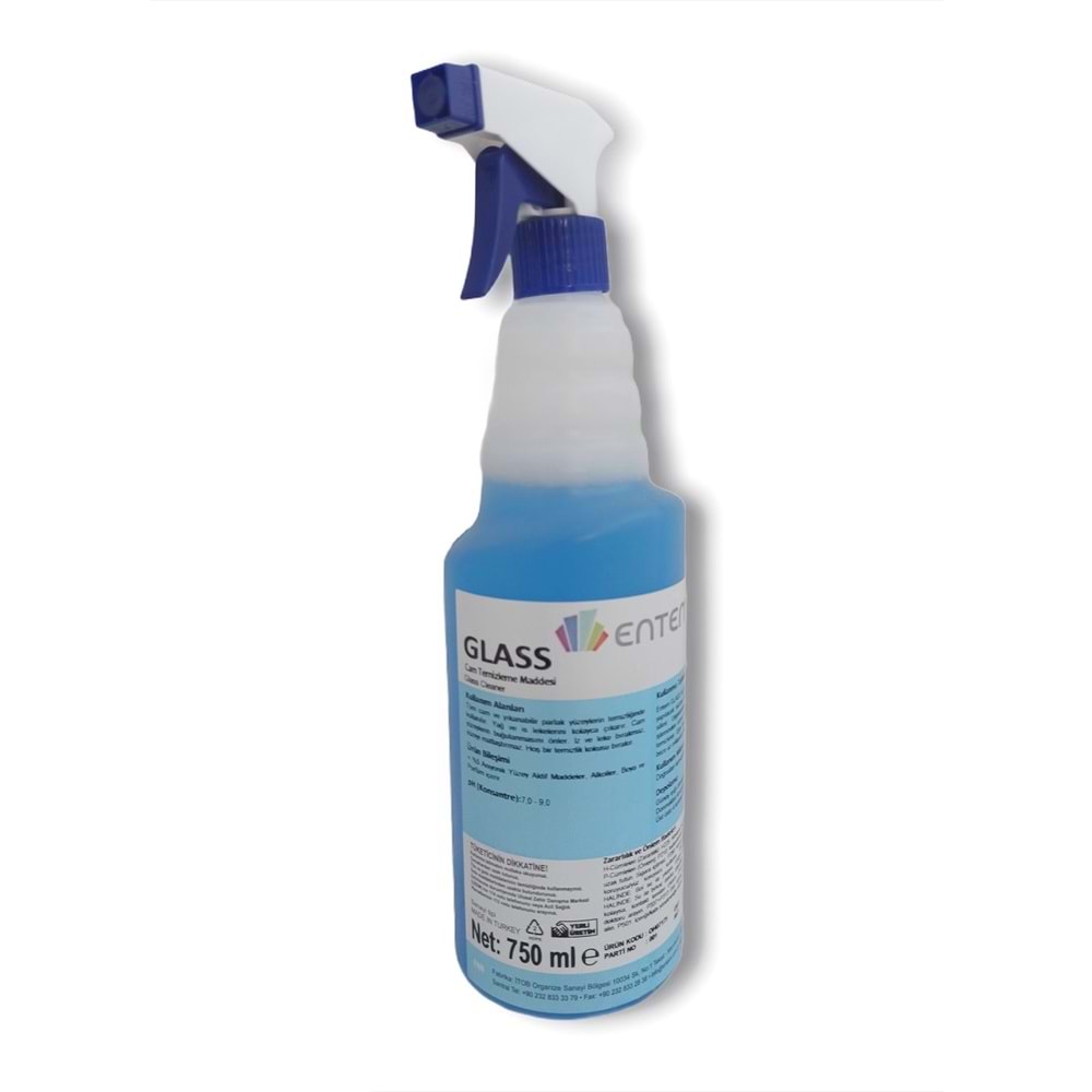 Cam Temizleyici 750ml Glass Entem