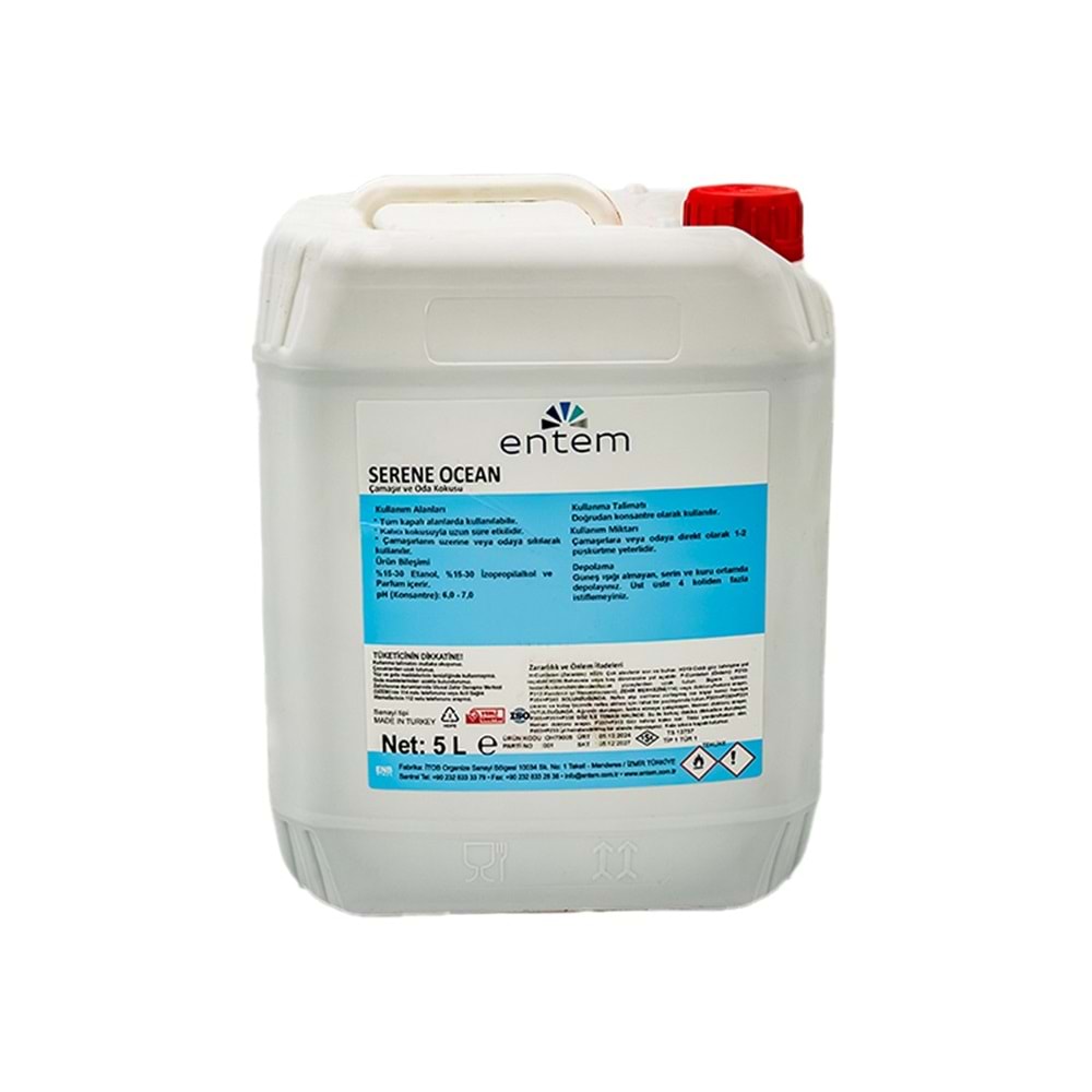 Oda ve Çamaşır Kokusu Konsantre 5kg Serene Okyanus Entem