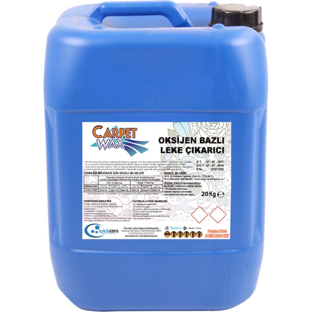 Leke Çıkarıcı Halı-Koltuk için 20kg Carpet Entem