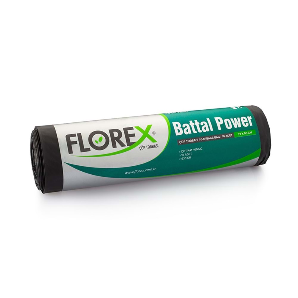 Çöp Poşeti Battal Power 72*95cm 630gr 10lu*10rl Florex