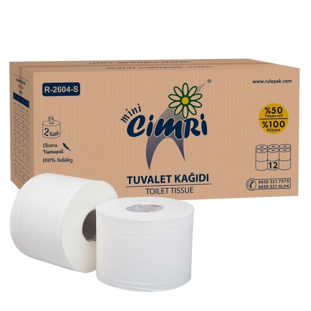 Tuvalet Kağıdı Cimri/Mini 12li 120mt K-6 Rulopak