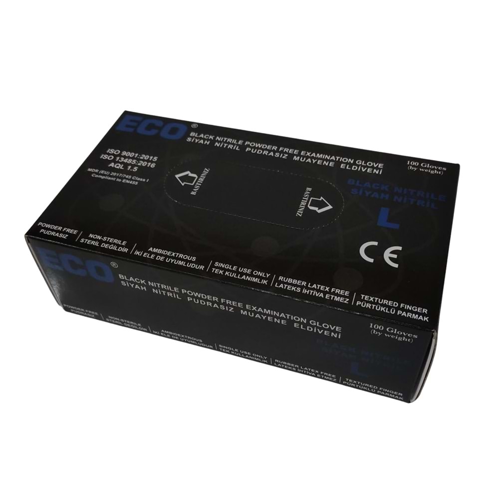 Eldiven Nitril Siyah - L ECO *20