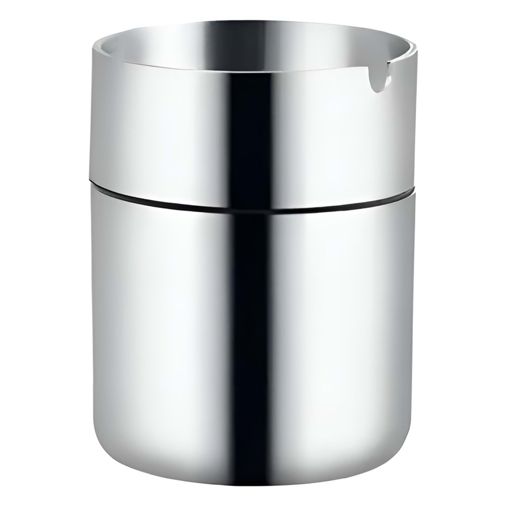 Paslanmaz Yuvarlak Küllük İkili Model 8cm