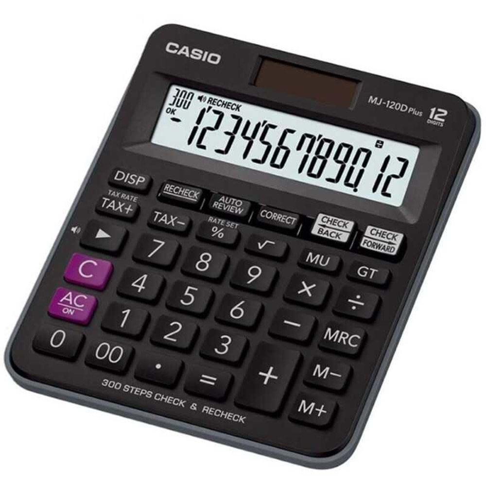 Kırt. Hesap Makinası MJ-120DPlus 12Digit Casio